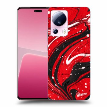 Szilikon tok erre a típusra Xiaomi 13 Lite - Red black