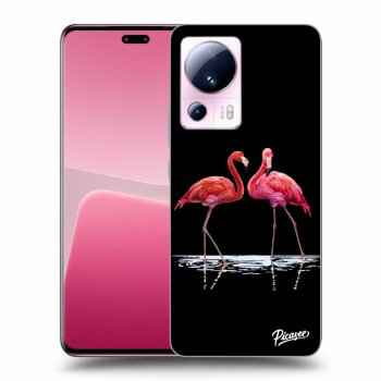 Szilikon tok erre a típusra Xiaomi 13 Lite - Flamingos couple