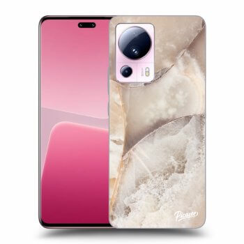 Picasee átlátszó szilikon tok az alábbi mobiltelefonokra Xiaomi 13 Lite - Cream marble