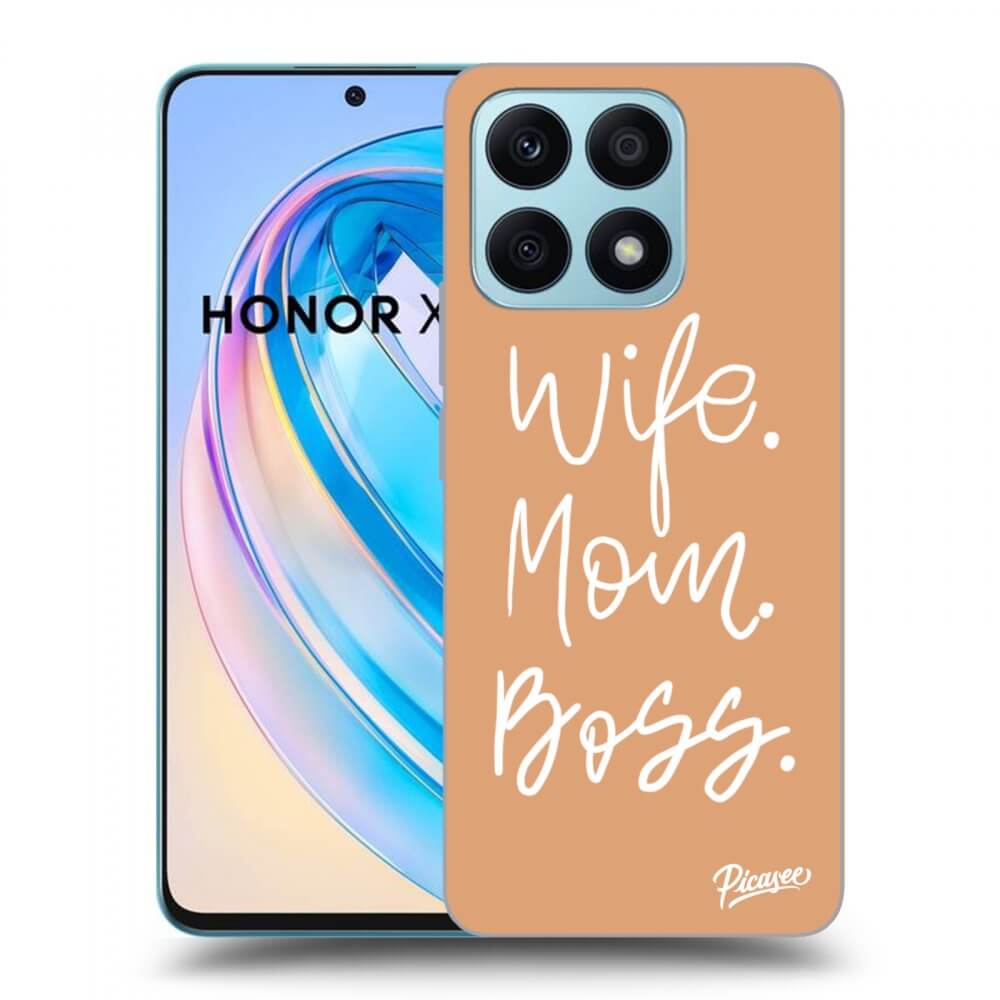 Picasee átlátszó szilikon tok az alábbi mobiltelefonokra Honor X8a - Boss Mama