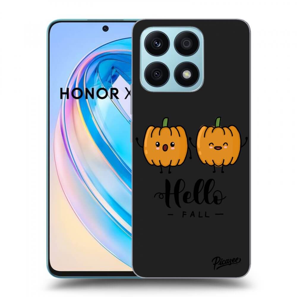 Picasee fekete szilikon tok az alábbi mobiltelefonokra Honor X8a - Hallo Fall