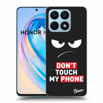 Picasee fekete szilikon tok az alábbi mobiltelefonokra Honor X8a - Angry Eyes - Transparent