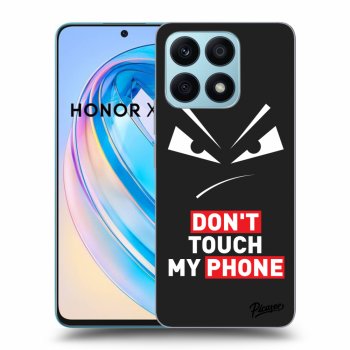 Picasee fekete szilikon tok az alábbi mobiltelefonokra Honor X8a - Evil Eye - Transparent