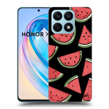 Picasee fekete szilikon tok az alábbi mobiltelefonokra Honor X8a - Melone