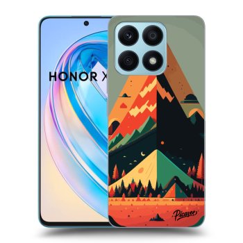 Picasee fekete szilikon tok az alábbi mobiltelefonokra Honor X8a - Oregon