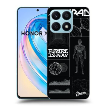 Picasee fekete szilikon tok az alábbi mobiltelefonokra Honor X8a - BLACK BODY