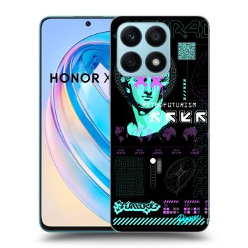 Picasee fekete szilikon tok az alábbi mobiltelefonokra Honor X8a - RETRO
