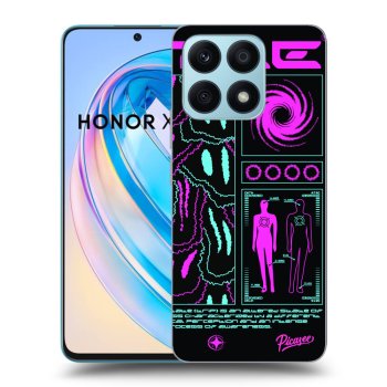 Picasee fekete szilikon tok az alábbi mobiltelefonokra Honor X8a - HYPE SMILE