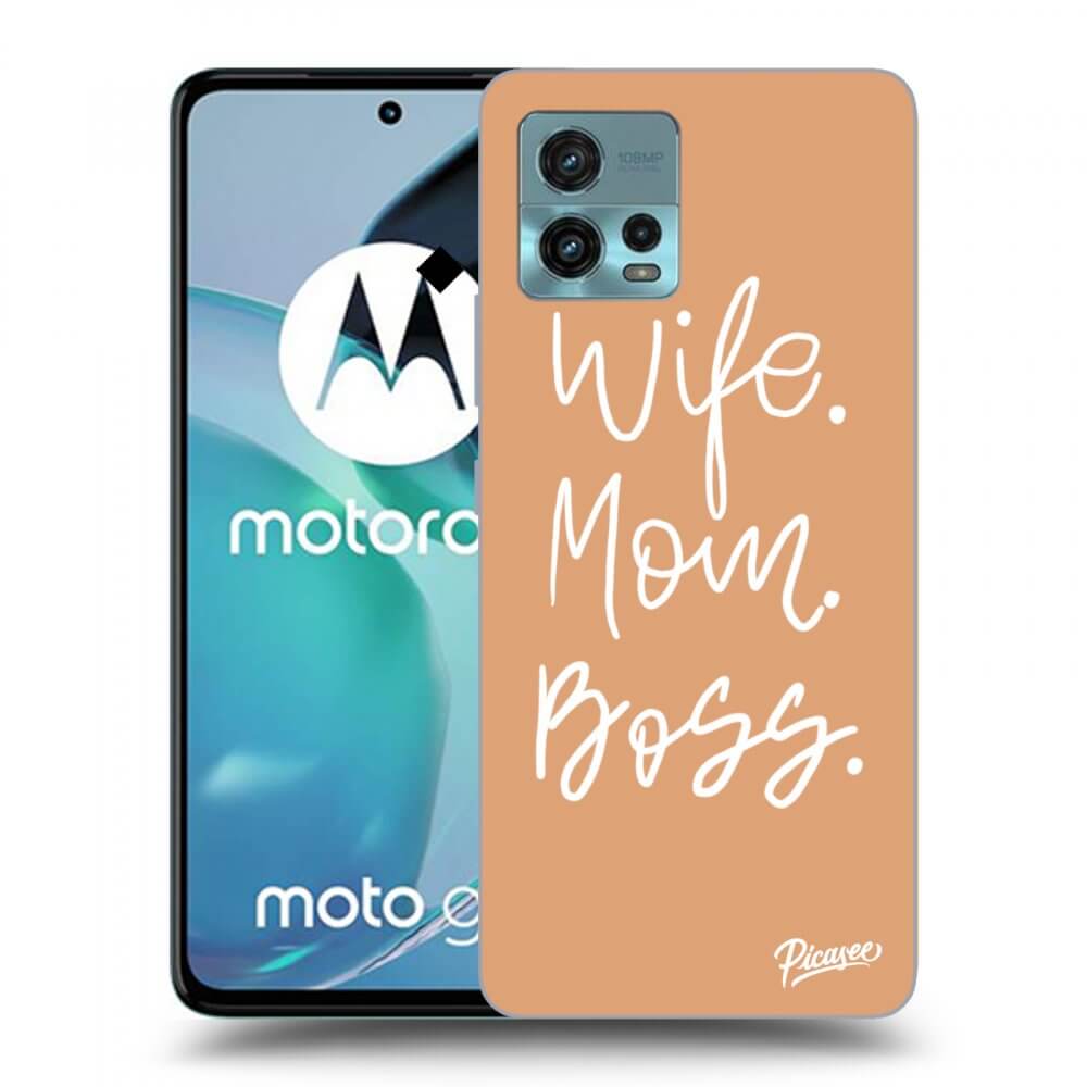 Picasee átlátszó szilikon tok az alábbi mobiltelefonokra Motorola Moto G72 - Boss Mama