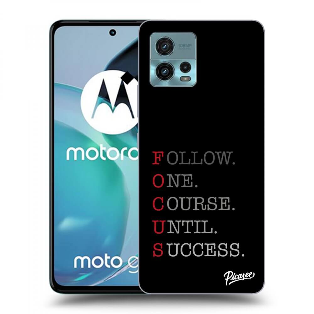 Picasee fekete szilikon tok az alábbi mobiltelefonokra Motorola Moto G72 - Focus