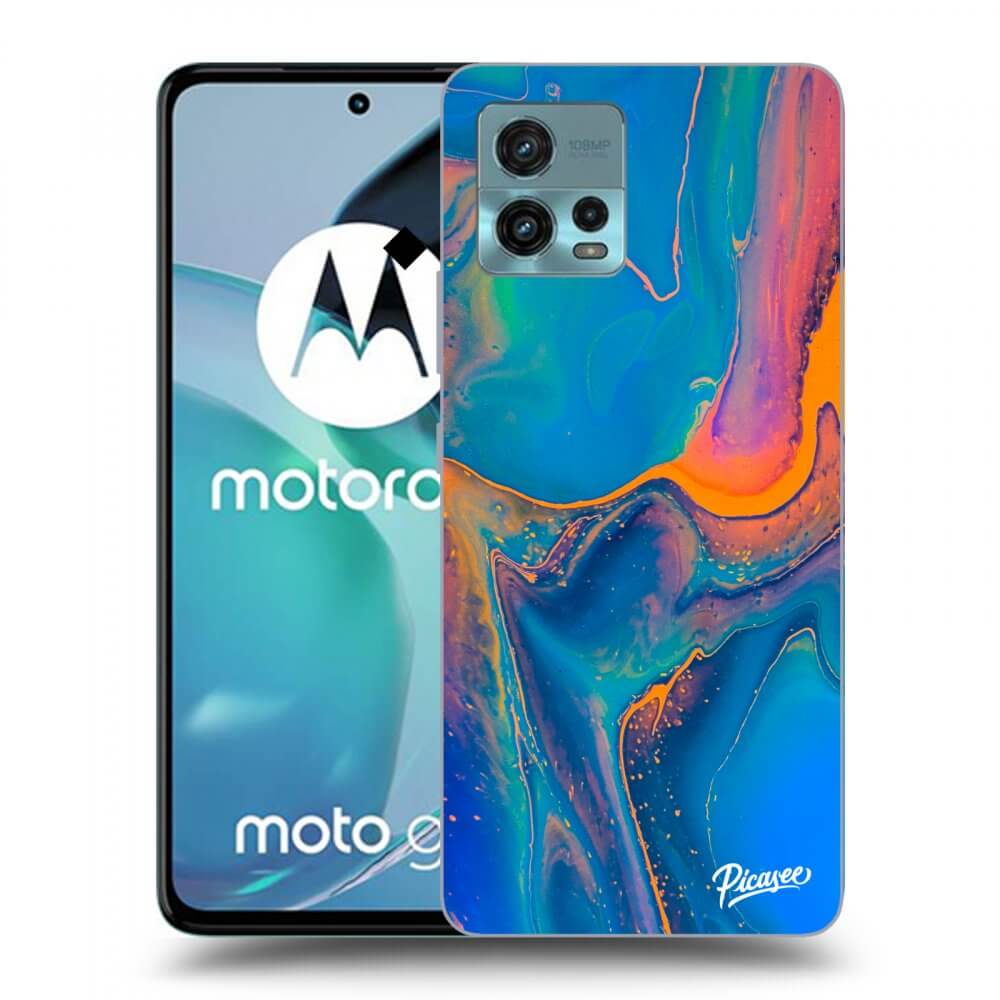 Picasee átlátszó szilikon tok az alábbi mobiltelefonokra Motorola Moto G72 - Rainbow