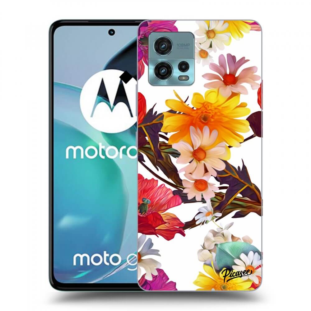 Picasee fekete szilikon tok az alábbi mobiltelefonokra Motorola Moto G72 - Meadow