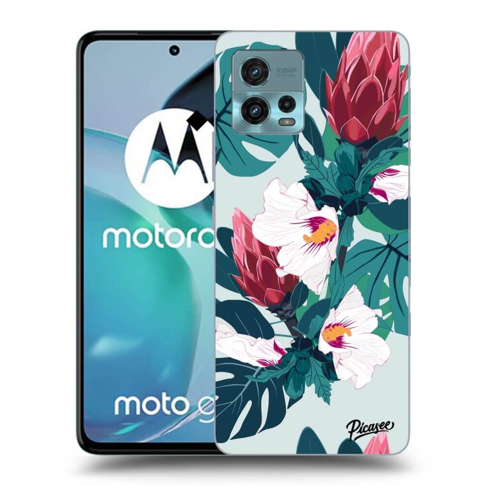 Picasee átlátszó szilikon tok az alábbi mobiltelefonokra Motorola Moto G72 - Rhododendron