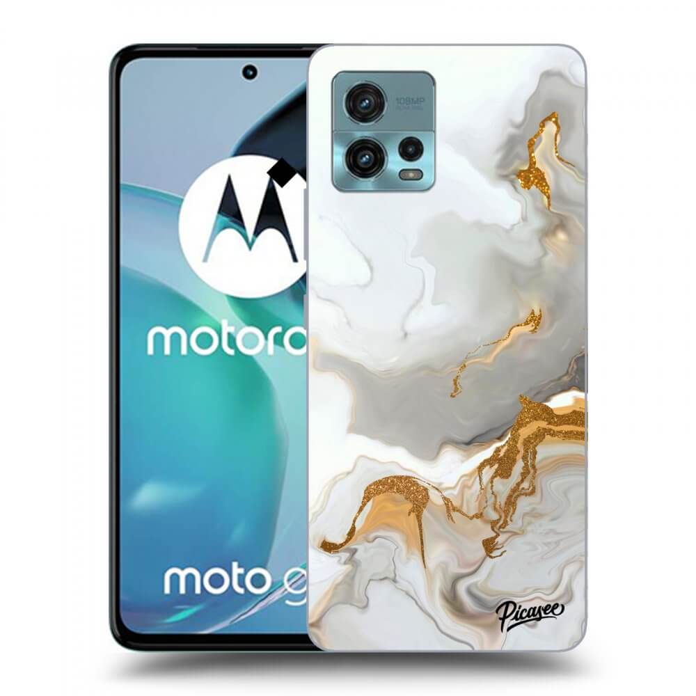 Picasee fekete szilikon tok az alábbi mobiltelefonokra Motorola Moto G72 - Her