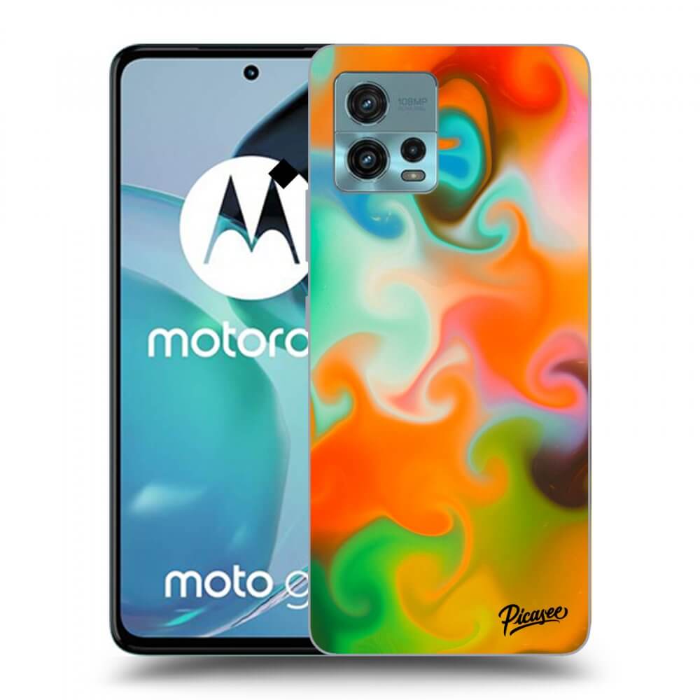 Picasee fekete szilikon tok az alábbi mobiltelefonokra Motorola Moto G72 - Juice