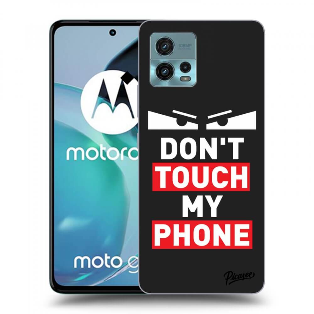 Picasee fekete szilikon tok az alábbi mobiltelefonokra Motorola Moto G72 - Shadow Eye - Transparent
