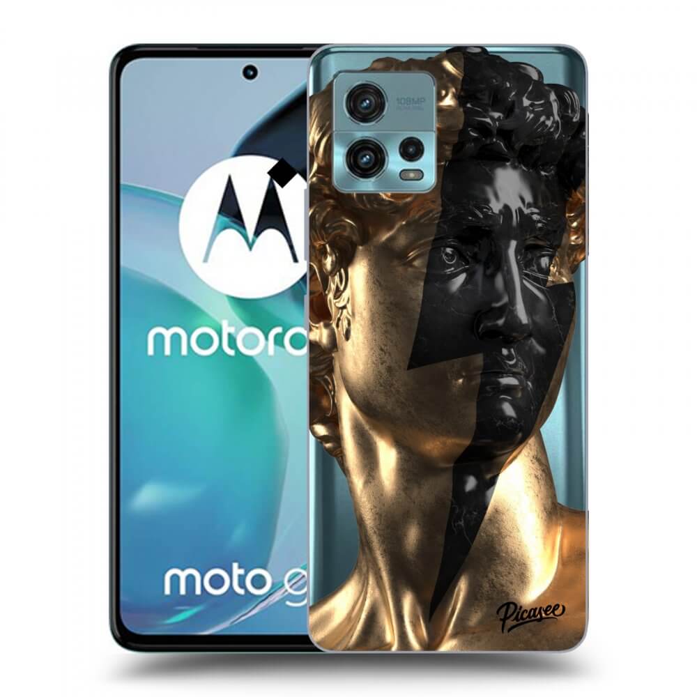 Picasee átlátszó szilikon tok az alábbi mobiltelefonokra Motorola Moto G72 - Wildfire - Gold