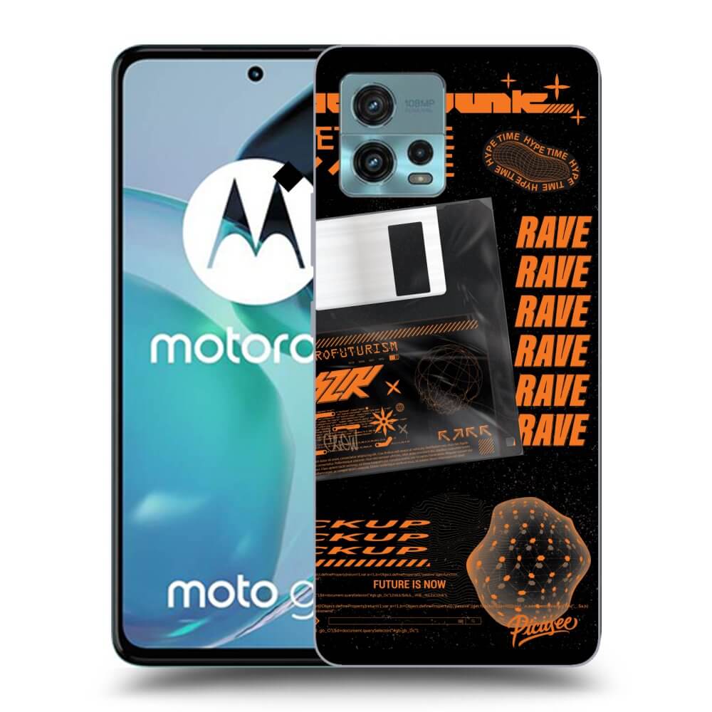 Picasee fekete szilikon tok az alábbi mobiltelefonokra Motorola Moto G72 - RAVE
