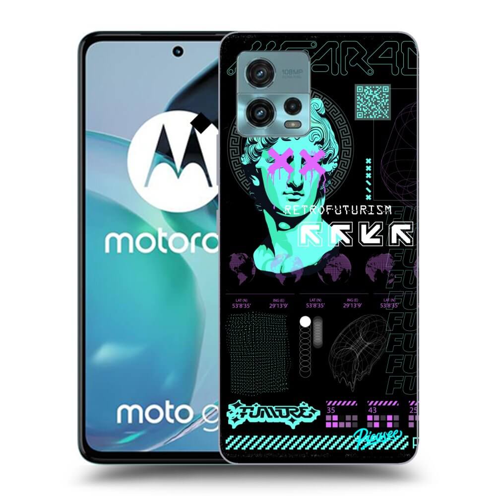 Fekete Szilikon Tok Az Alábbi Mobiltelefonokra Motorola Moto G72 - RETRO