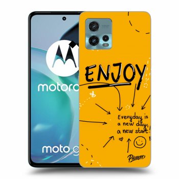 Picasee fekete szilikon tok az alábbi mobiltelefonokra Motorola Moto G72 - Enjoy
