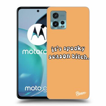 Picasee fekete szilikon tok az alábbi mobiltelefonokra Motorola Moto G72 - Spooky season