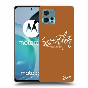 Picasee fekete szilikon tok az alábbi mobiltelefonokra Motorola Moto G72 - Sweater weather