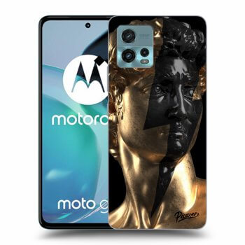 Picasee fekete szilikon tok az alábbi mobiltelefonokra Motorola Moto G72 - Wildfire - Gold
