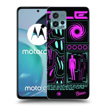 Picasee fekete szilikon tok az alábbi mobiltelefonokra Motorola Moto G72 - HYPE SMILE
