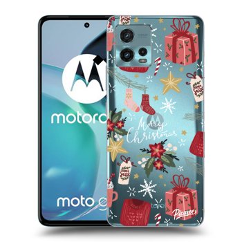 Picasee átlátszó szilikon tok az alábbi mobiltelefonokra Motorola Moto G72 - Christmas