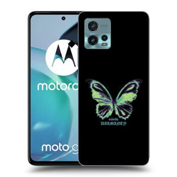 Picasee fekete szilikon tok az alábbi mobiltelefonokra Motorola Moto G72 - Diamanty Blue