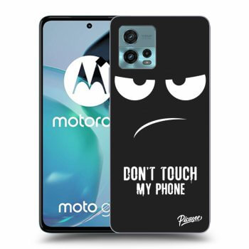 Picasee fekete szilikon tok az alábbi mobiltelefonokra Motorola Moto G72 - Don't Touch My Phone