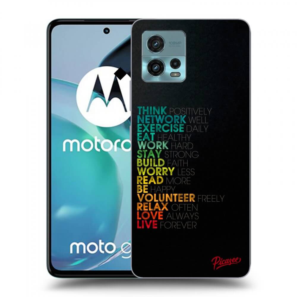 Picasee átlátszó szilikon tok az alábbi mobiltelefonokra Motorola Moto G72 - Motto life