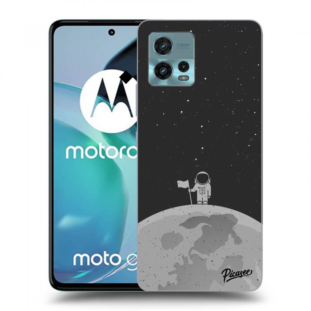 Picasee fekete szilikon tok az alábbi mobiltelefonokra Motorola Moto G72 - Astronaut