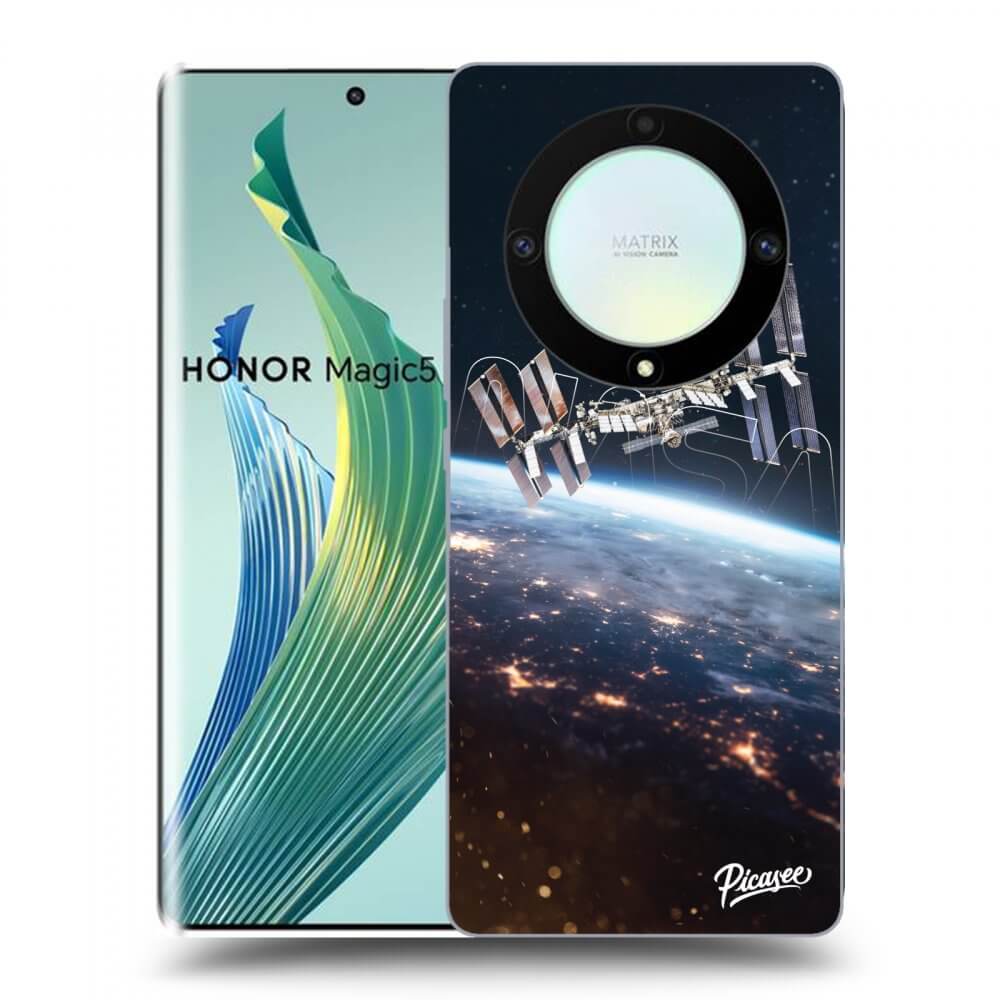 Picasee átlátszó szilikon tok az alábbi mobiltelefonokra Honor Magic5 Lite 5G - Station