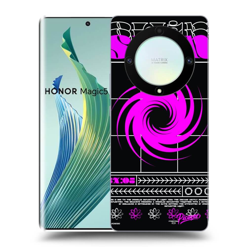 Picasee fekete szilikon tok az alábbi mobiltelefonokra Honor Magic5 Lite 5G - SHINE