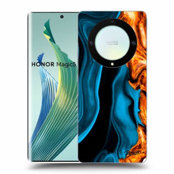 Szilikon tok erre a típusra Honor Magic5 Lite 5G - Gold blue