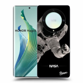 Picasee fekete szilikon tok az alábbi mobiltelefonokra Honor Magic5 Lite 5G - Astronaut Big