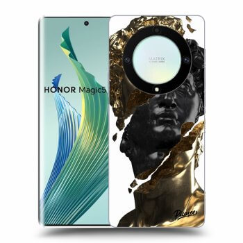 Picasee ULTIMATE CASE Honor Magic5 Lite 5G - készülékre - Gold - Black