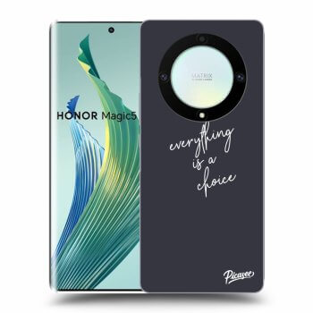 Picasee ULTIMATE CASE Honor Magic5 Lite 5G - készülékre - Everything is a choice