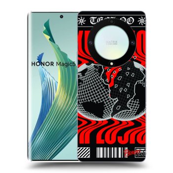 Picasee fekete szilikon tok az alábbi mobiltelefonokra Honor Magic5 Lite 5G - EXPLOSION