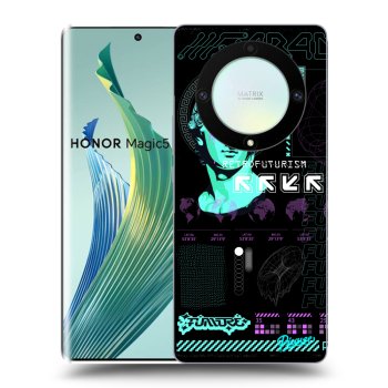 Picasee átlátszó szilikon tok az alábbi mobiltelefonokra Honor Magic5 Lite 5G - RETRO
