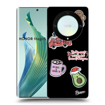 Picasee ULTIMATE CASE Honor Magic5 Lite 5G - készülékre - Christmas Stickers