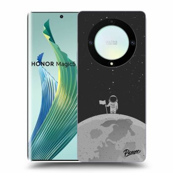 Picasee fekete szilikon tok az alábbi mobiltelefonokra Honor Magic5 Lite 5G - Astronaut