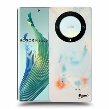 Picasee fekete szilikon tok az alábbi mobiltelefonokra Honor Magic5 Lite 5G - Splash