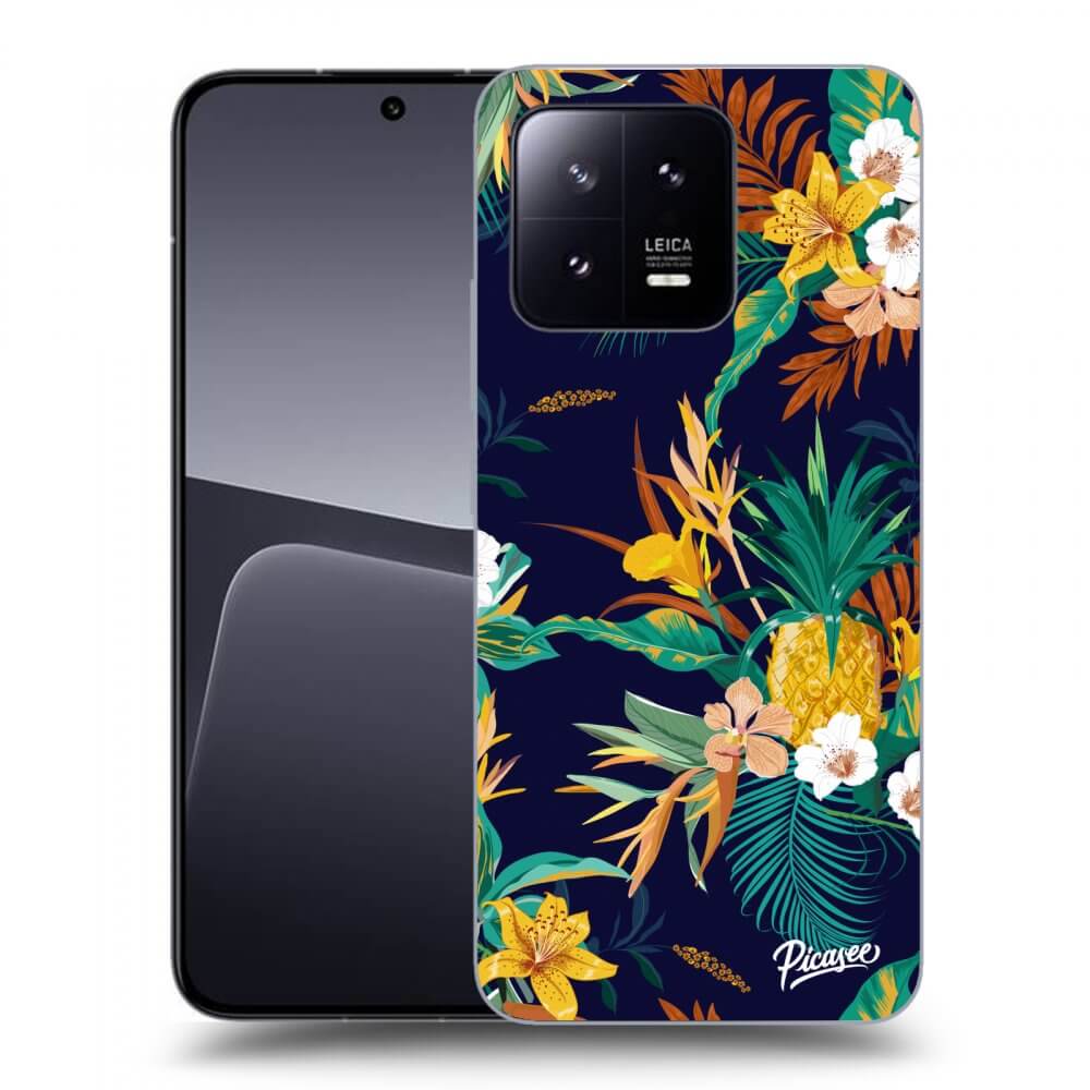 Picasee fekete szilikon tok az alábbi mobiltelefonokra Xiaomi 13 - Pineapple Color