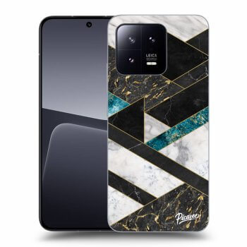 Picasee fekete szilikon tok az alábbi mobiltelefonokra Xiaomi 13 - Dark geometry