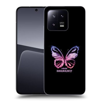 Picasee fekete szilikon tok az alábbi mobiltelefonokra Xiaomi 13 Pro - Diamanty Purple