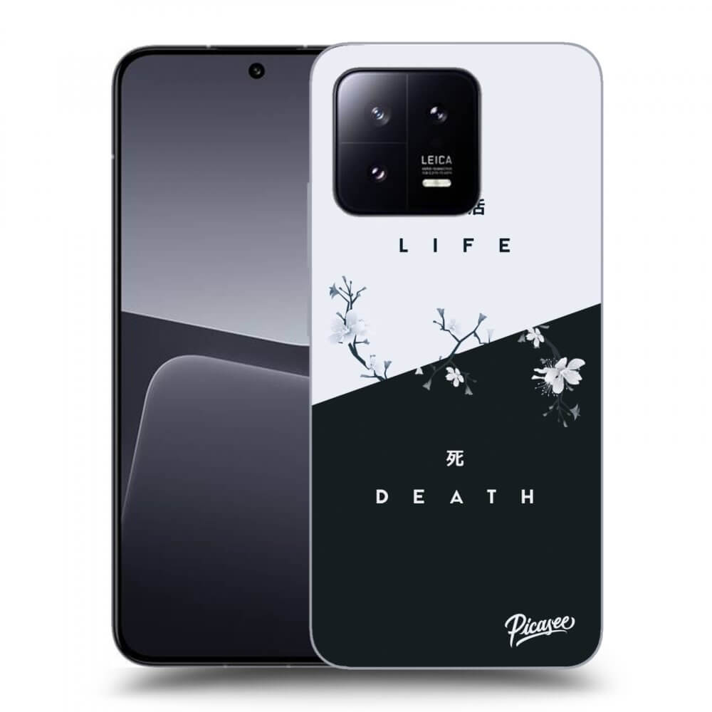 Picasee fekete szilikon tok az alábbi mobiltelefonokra Xiaomi 13 Pro - Life - Death
