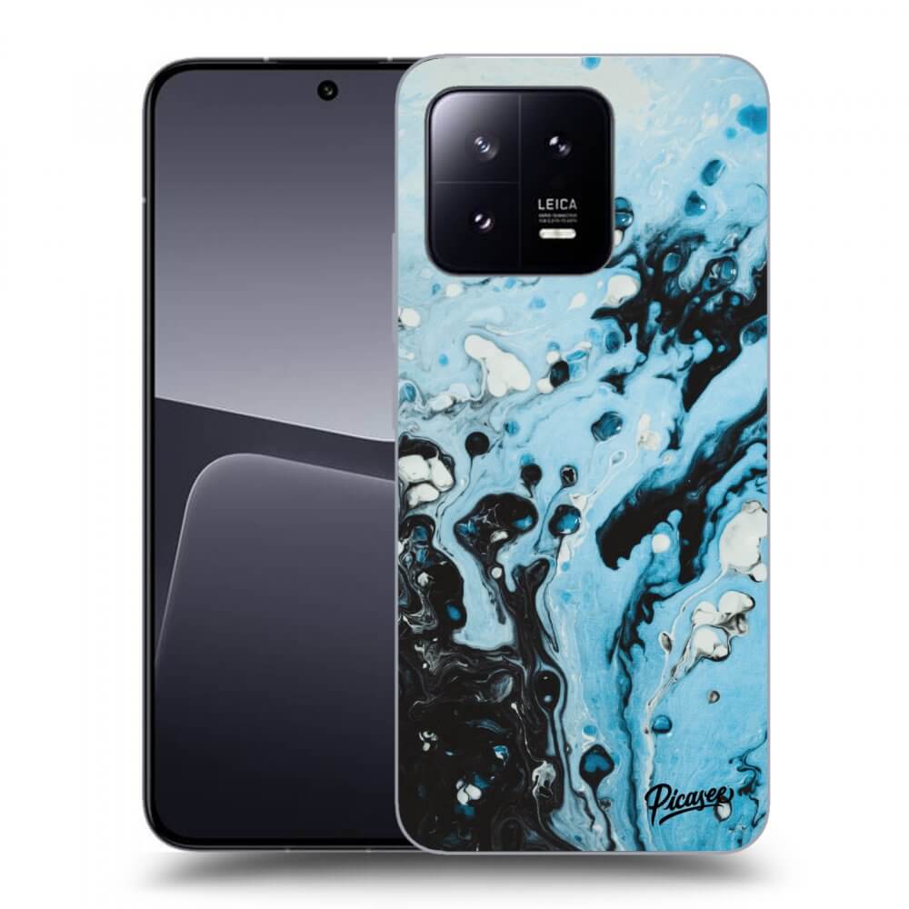 Picasee fekete szilikon tok az alábbi mobiltelefonokra Xiaomi 13 Pro - Organic blue