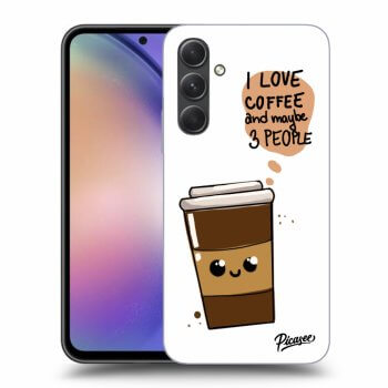 Szilikon tok erre a típusra Samsung Galaxy A54 5G - Cute coffee